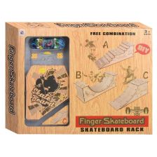 Σετ skateboard για δάχτυλα Raya Toys, με ράμπα παιχνιδιού, επιλογή C.