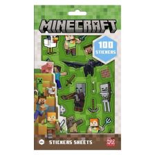 Σετ αυτοκόλλητα Kids Licensing Minecraft, 100 τεμαχίων.