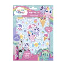 Σετ αυτοκόλλητα Kids Licensing Sweet Dreams & Friends, με επένδυση.