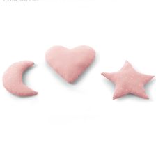 Σετ μαξιλάρια μωρού Italbaby MUSLIN 3 τεμ. Pink Lady