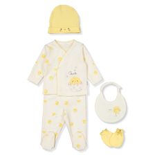 Σετ μαιευτηρίου Bebetto Chick chick, Κίτρινο, 5 τεμαχίων, 0-3 μηνών, Z979.