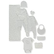 Σετ μαιευτηρίου Bebetto Happy Animal, 10 τεμαχίων, 0-3 μηνών, Z1104.