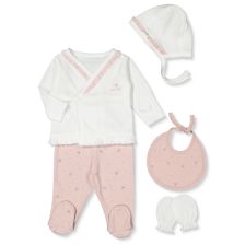 Σετ μαιευτηρίου Bebetto Nature, Πούδρα, 5 τεμαχίων, 0-3 μηνών, Z984.