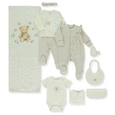Σετ μαιευτηρίου Bebetto Organic Cute Bear, Μπεζ, 10 τεμαχίων, 0-3 μηνών, Z1036.