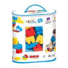 Κατασκευές DOLU My 1st Big Blocks, σε τσάντα, 60 τεμ.