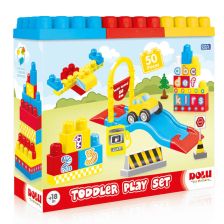 Κατασκευές DOLU Toddler play set, 50 τεμαχίων σε κουτί, 5025.