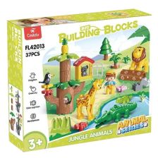 Κατασκευές Feelo Animal Series Jungle Animals, 37 τεμαχίων.