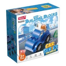 Κατασκευές Feelo Car Series Police Car, 7 τεμαχίων.