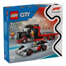 Κατασκευές LEGO City Φορτηγό F1 με Αγωνιστικό αυτοκίνητο Audi F1 60493.