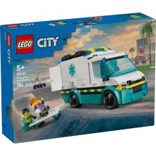 Κατασκευές LEGO City Ασθενοφόρο έκτακτης ανάγκης 60451.