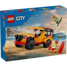 Κατασκευές LEGO City Pickup για ναυαγοσώστες στην παραλία 60453.