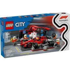 Κατασκευές LEGO City Μηχανικοί Pitstop και F1 με αυτοκίνητο Ferrari 60443.