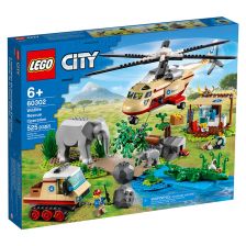 Κατασκευές LEGO City Επιχείρηση διάσωσης άγριας ζωής 60302