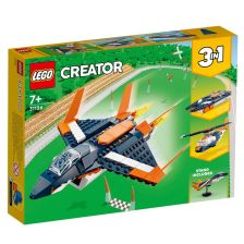 Κατασκευές LEGO Creator 3in1 Υπερηχητικό αεροσκάφος 31126