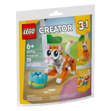 Κατασκευές LEGO Creator 3 σε 1 Πορτοκαλί γατάκι, 30714.
