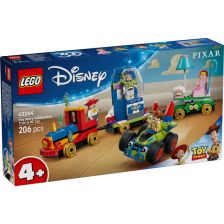 Κατασκευές LEGO Disney Το παιχνίδι των παιχνιδιών Εορταστικό τρένο και αυτοκίνητο, 43264.
