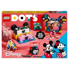 Τουβλάκια LEGO DOTS Mickey Mouse and Minnie Mouse - Κουτί επιστροφή στο σχολείο 41964