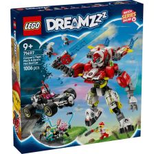 Κατασκευές LEGO DREAMZzz Ο ρομπότ τίγρης του Cooper και ο dragster του Zero 71497.