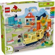 Κατασκευές LEGO Duplo Μεγάλο τρένο για αλληλεπιδράσεις 10428.