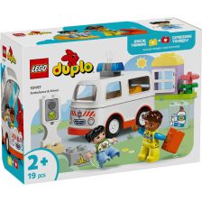 Κατασκευές LEGO DUPLO Ασθενοφόρο και οδηγός 10447.