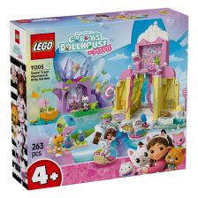 Κατασκευές Lego Gabby's Dollhouse Sweet Kingdom and Cat Garden, 11205.