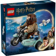 Κατασκευές LEGO Harry Potter Βόλτα με τη μοτοσικλέτα του Hagrid και Harry 76443.