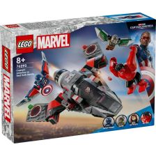 Κατασκευές LEGO Marvel Μάχη Captain America εναντίον Red Hulk 76292.