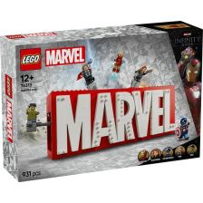 Κατασκευές LEGO Marvel Λογότυπο και μίνι φιγούρες MARVEL 76313.