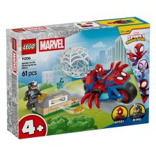Κατασκευές LEGO Marvel Spider-Man Spidey σε μοτοσικλέτα εναντίον Rhino, 11206.