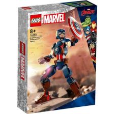 Κατασκευές LEGO Marvel Φιγούρα κτιρίου - Captain America, 76258.