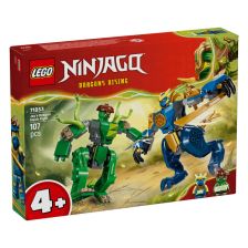 Κατασκευές LEGO Ninjago Η Μάχη με τα Ρομπότ Δράκου του Jay 71853.