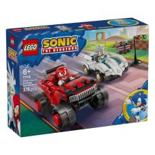 Κατασκευές LEGO Sonic Το αυτοκίνητο του Silver και το τέρας-φορτηγό του Knuckles, 77118.