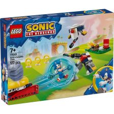Κατασκευές LEGO Sonic the Hedgehog Σύγκρουση φωτιάς κοντά στο στρατόπεδο του Sonic 77001.