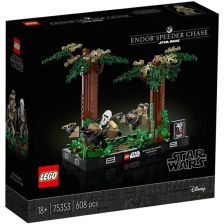 Κατασκευές LEGO Star Wars Διόραμα της καταδίωξης της Endor, 75353.