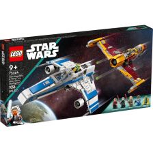 Κατασκευές LEGO Star Wars New Republic E-Wing εναντίον Ο σταρ μαχητής του Shin Hat, 75364.