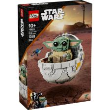 Κατασκευές LEGO Star Wars Ο Grogu με ένα ιπτάμενο καροτσάκι 75403.