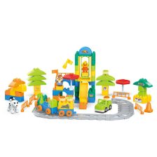 Κατασκευές Raya Toys Penguin & Duck, σε τσάντα, 95 τεμαχίων.