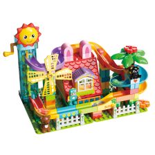 Κατασκευές Raya Toys Κουνελόσπιτο με τσουλήθρα, 118 τεμαχίων.