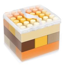 Σετ κατασκευών με μεγάλα τουβλάκια Raya Toys σε κουτί, 9 τεμαχίων