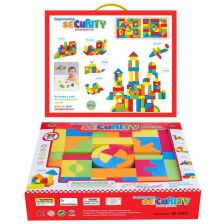 Κατασκευές με μαλακά μέρη Raya Toys 80 τεμαχίων.
