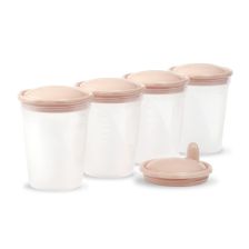 Δοχεία αποθήκευσης μητρικού γάλακτος Babyono 1028, 200ml., 4 τεμαχίων.