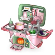 Κουζίνα σε καλάθι Raya Toys με ατμό και φωτάκια