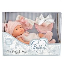 Κούκλα μωρό Raya Toys Baby So Lovely Νεογέννητο με αξεσουάρ 25 см