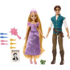Κούκλες Mattel Disney Princess Rapunzel και Flynn Rider με αξεσουάρ.