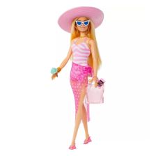 Κούκλα Mattel Barbie με μαγιό και αξεσουάρ θαλάσσης.