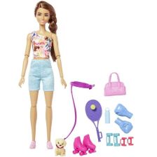 Κούκλα Mattel Barbie Wellness Workout Outfit, με αξεσουάρ.