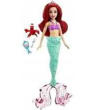 Κούκλα Mattel Disney Princess Ariel, με αξεσουάρ.