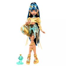 Κούκλα Mattel Monster High Cleo De Nile, με κόμπρα και αξεσουάρ.