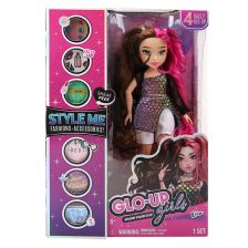 Κούκλα Raya Toys GLO-UP Girls Style Me, με αξεσουάρ.
