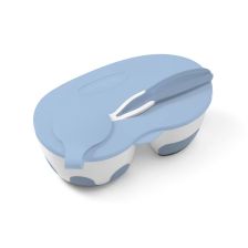 Μπολ με Δύο Θήκες και Κουταλάκι Babyono 1067/01